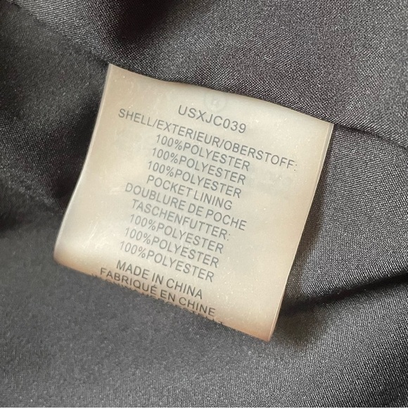 Universal Standard J Crew Black Chevron Puffer Jacket 2X Neutral Warm Classic - Picture 9 of 11